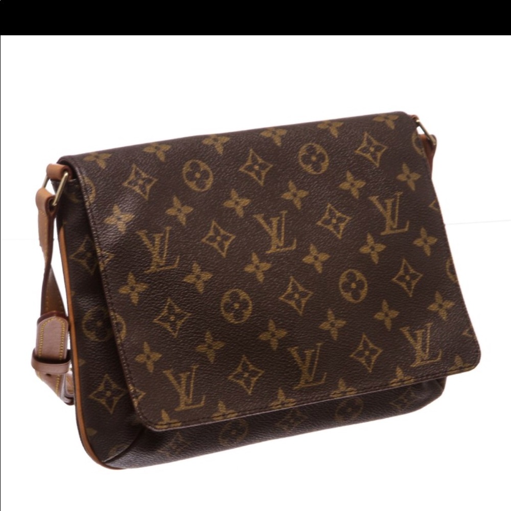 Louis Vuitton Monogram Canvas Leather Tango Bag